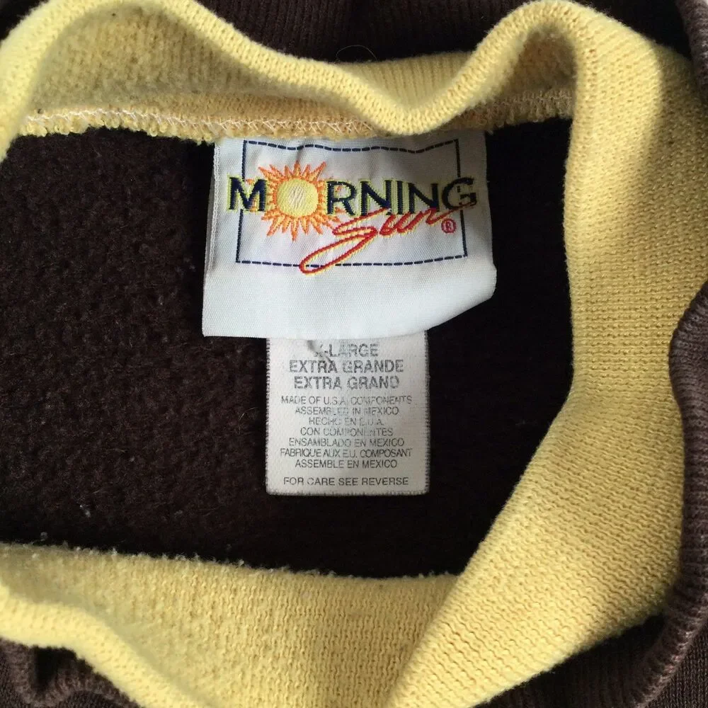 Vintage 90s Morning Sun Sweatshirt XLarge Nature Mouse Grandmacore Cottagegoth